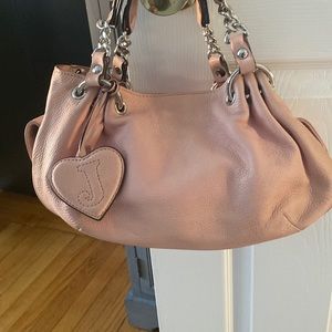 Juicy Couture Pink leather bag with original dust bag